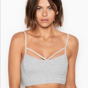 VICTORIA'S SECRET Lightly Lined Cotton Bralette Size Small